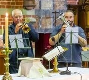 A brass duet to conclude